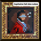 Modèle : Capitaine fait des cubes